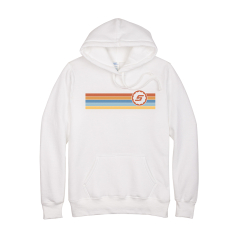 Ladies' White Hoodie